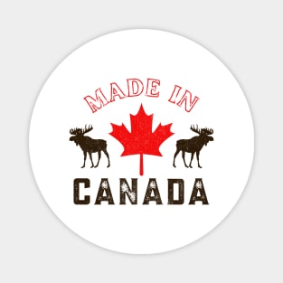 Canadian Pride Made In Canada Maple Leaf Magnet